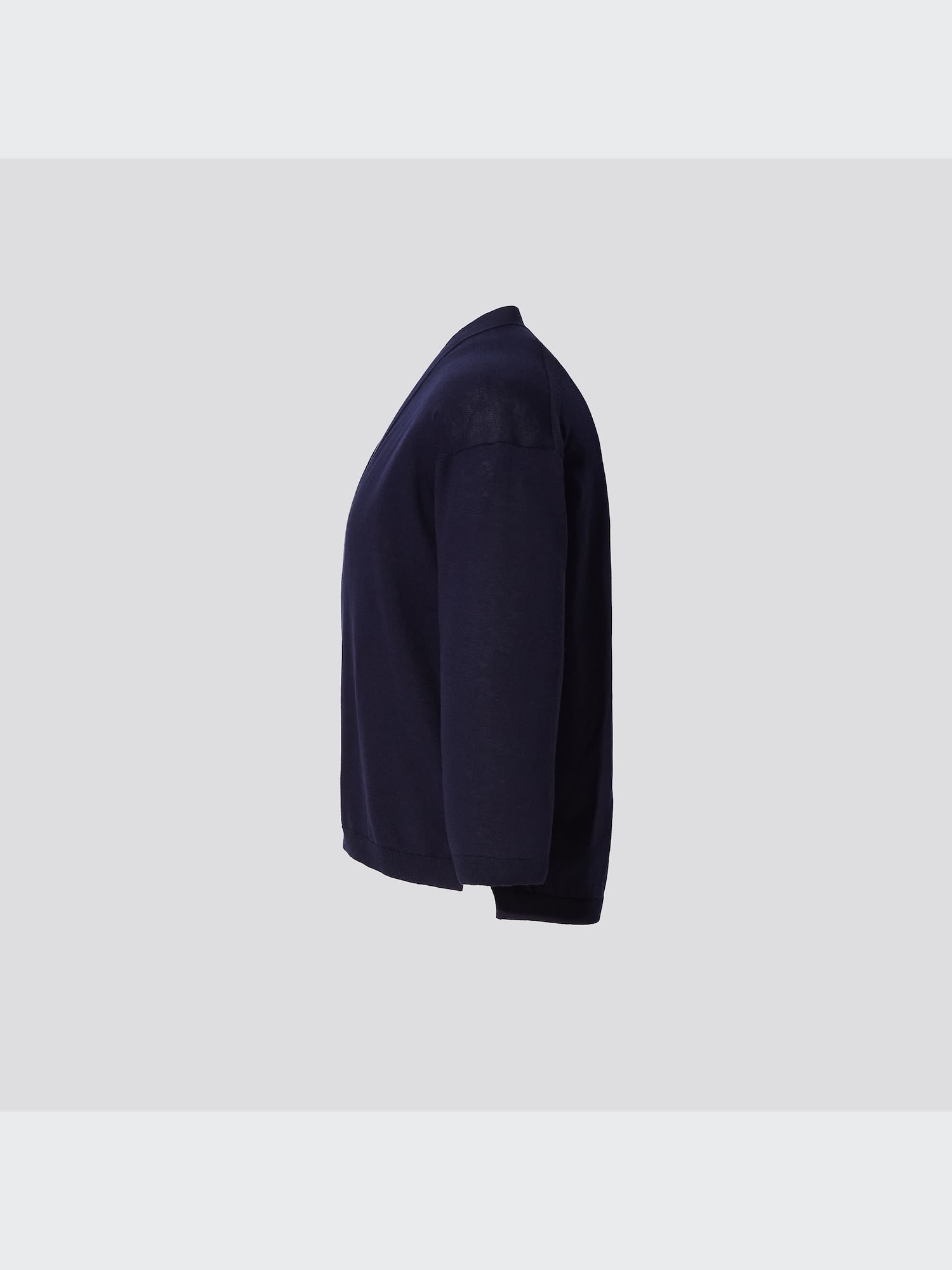 トップス ROUND NECK CARDIGAN /SLIM VNECK pullover Saddle Sleeve V-Neck Cardigan – Lilla P
