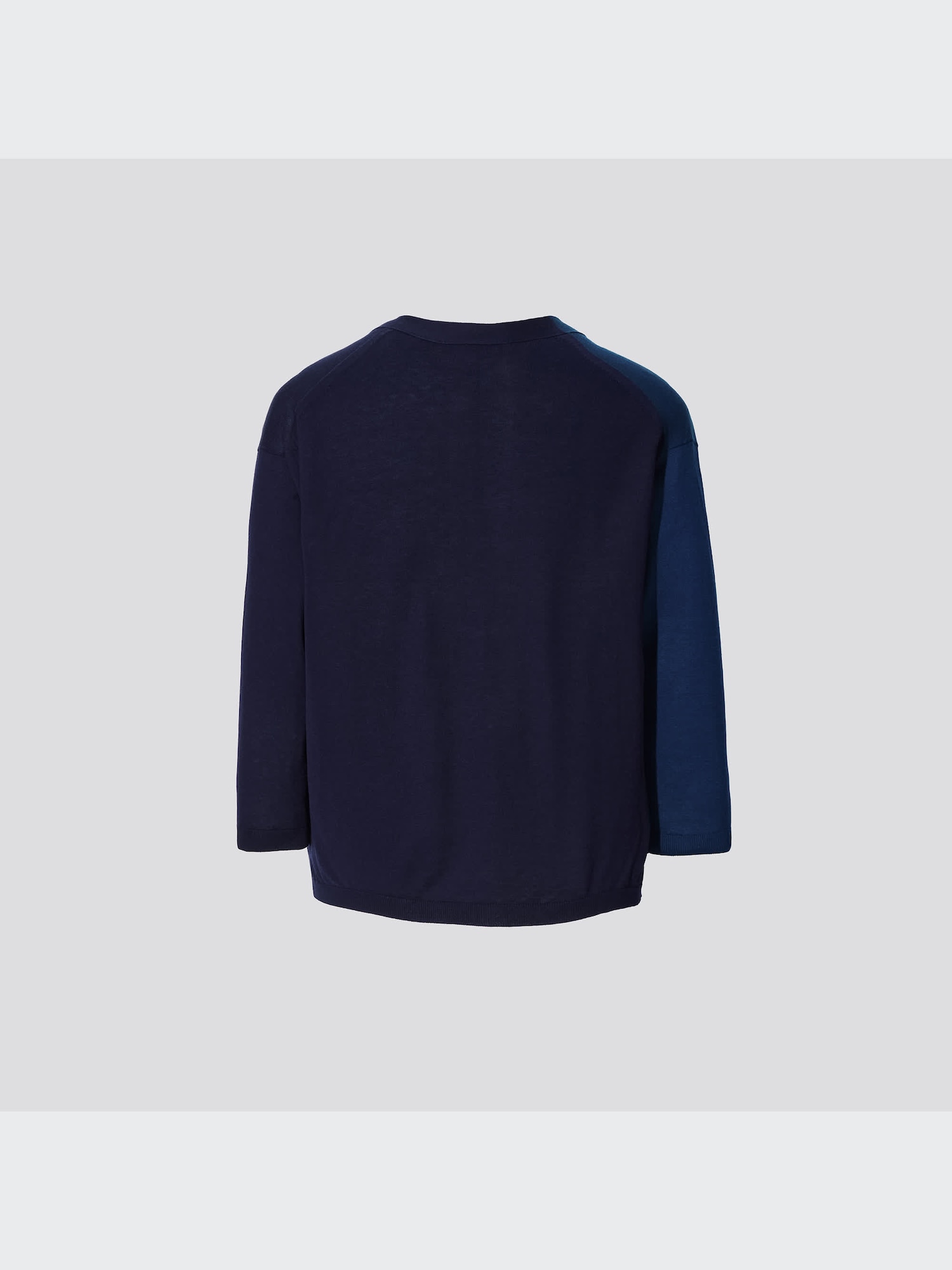 Silk-Cotton V-Neck 3/4-Sleeve Short Cardigan | UNIQLO US