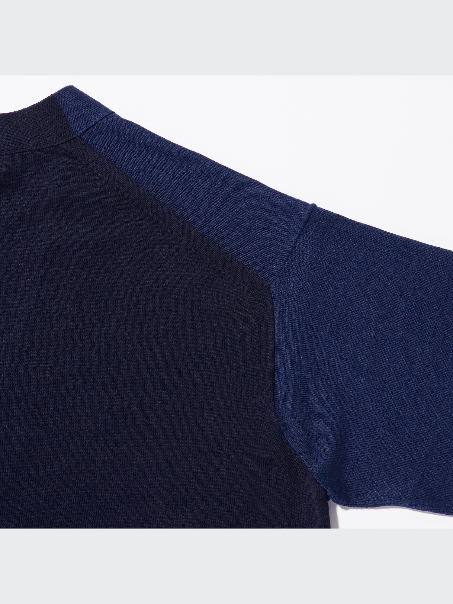 トップス short cardigan 8seconds Collar Neck Short Sleeve Crop Cardigan Sky Blue