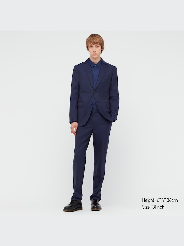 +J Wool Slim-Fit Pants