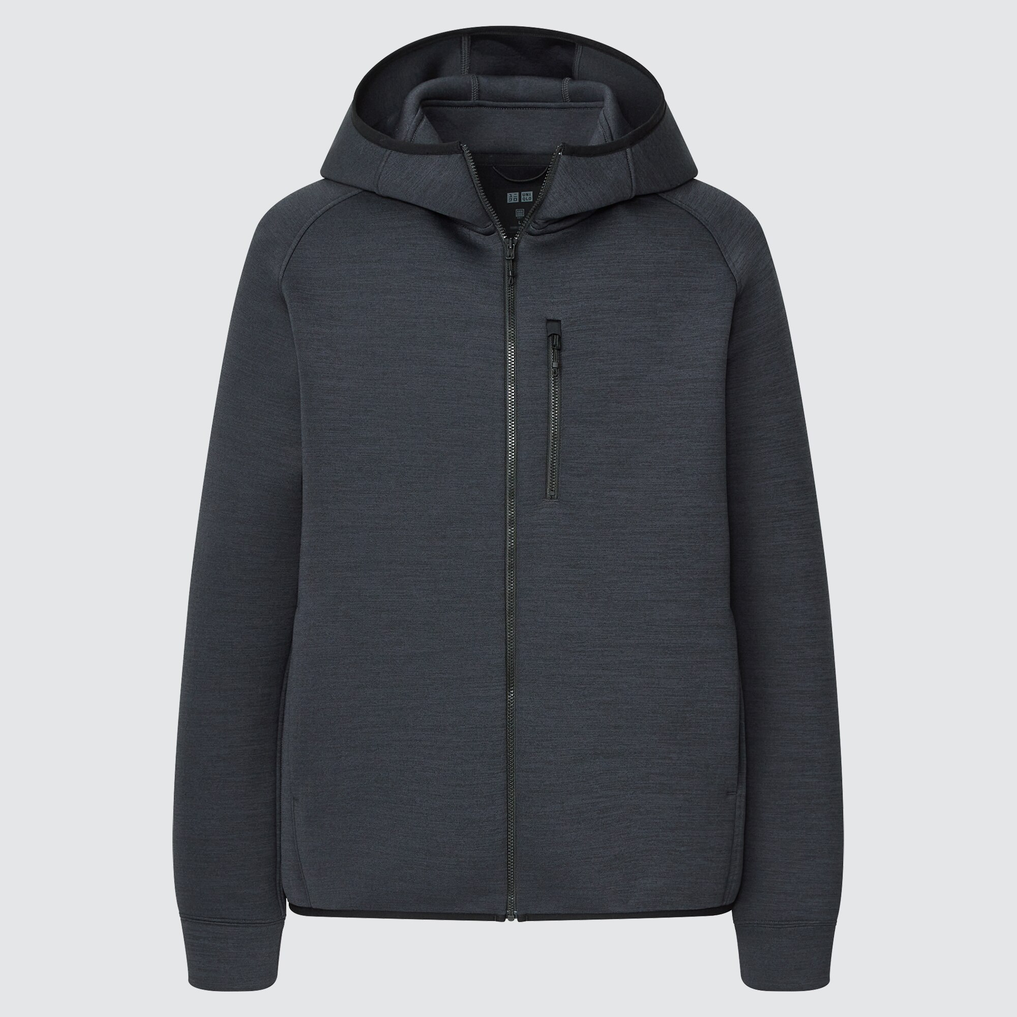 Uniqlo dry stretch outlet sweat full zip hoodie