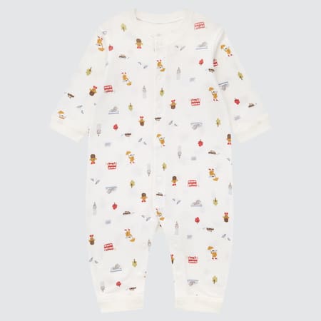 BABIES NEWBORN Joy of Print Long Sleeved One Piece Outfit
