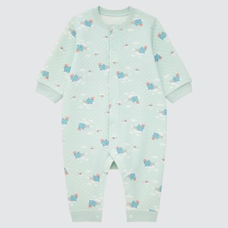 BABIES NEWBORN Joy Of Print Quilted One Piece Outfit