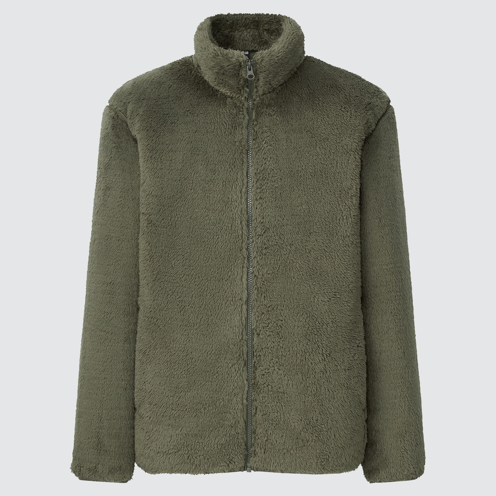 Uniqlo Fluffy Sherpa Fleece FullZip Brown Jacket M Size Pocket Outside  amp Inside  eBay