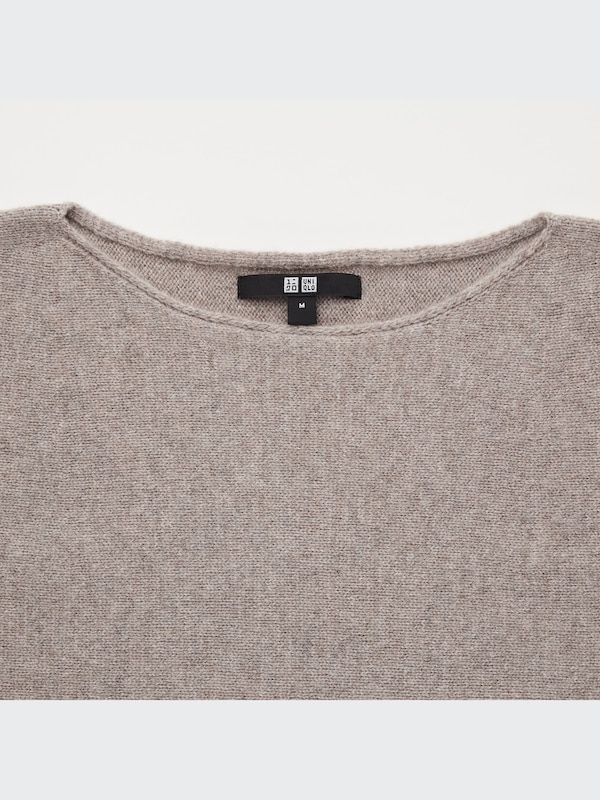 3D Knit Lambswool Blend Oversized Sweater