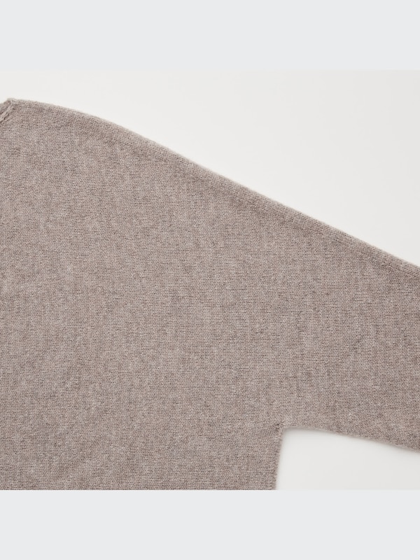 3D Knit Lambswool Blend Oversized Sweater