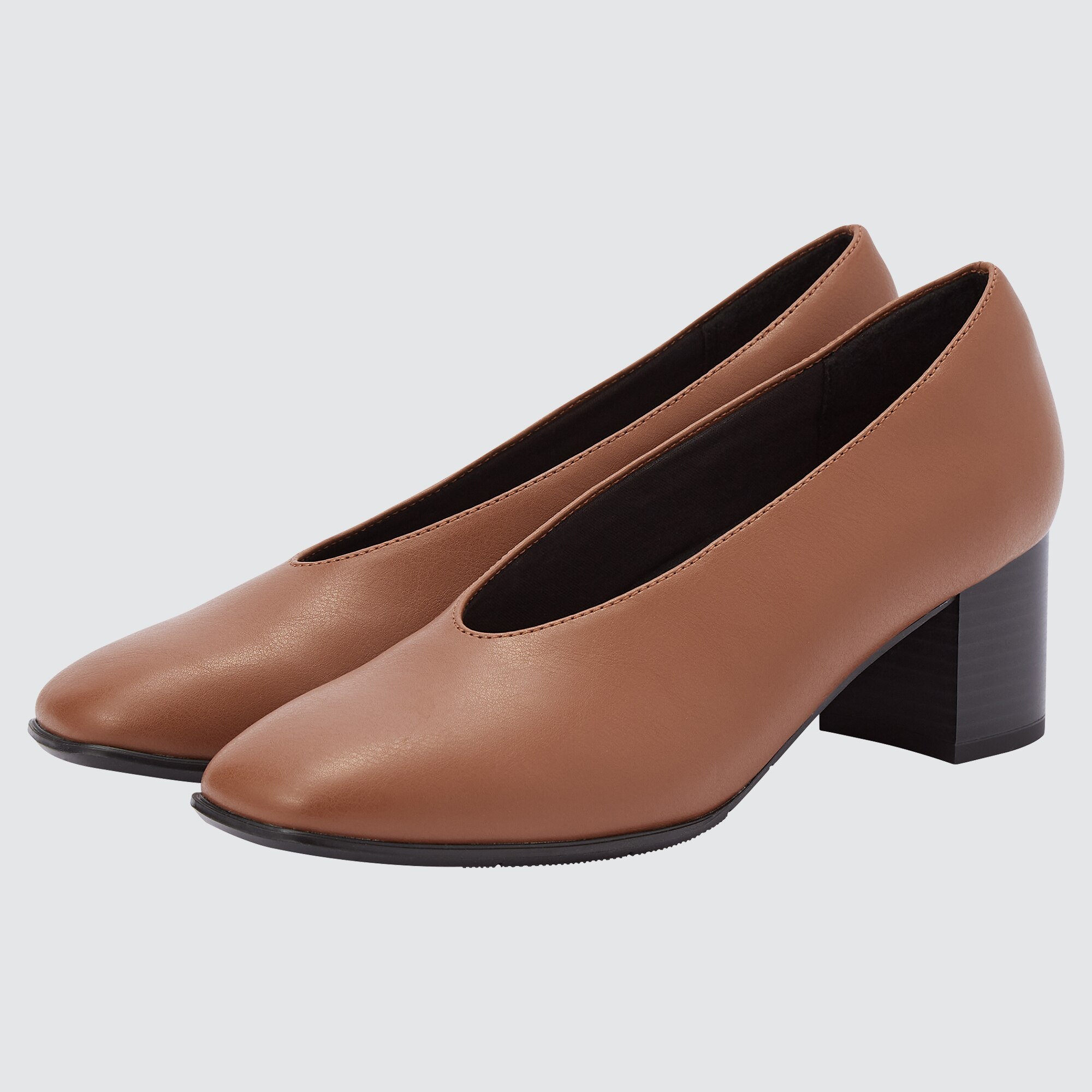 square high heel shoes