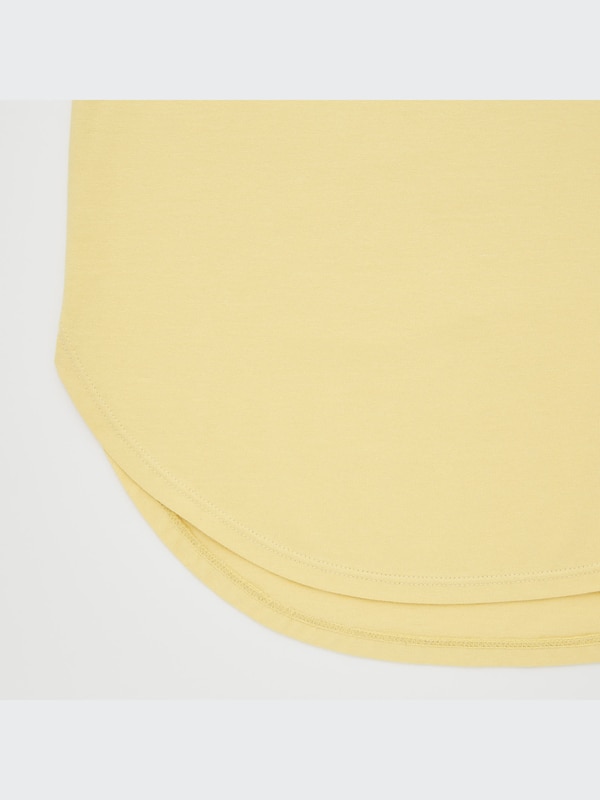 Smooth Cotton Shirttail Long-Sleeve T-Shirt