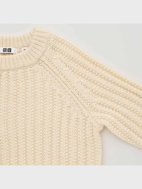 U Low-Gauge Crew Neck Sweater Long-Sleeve