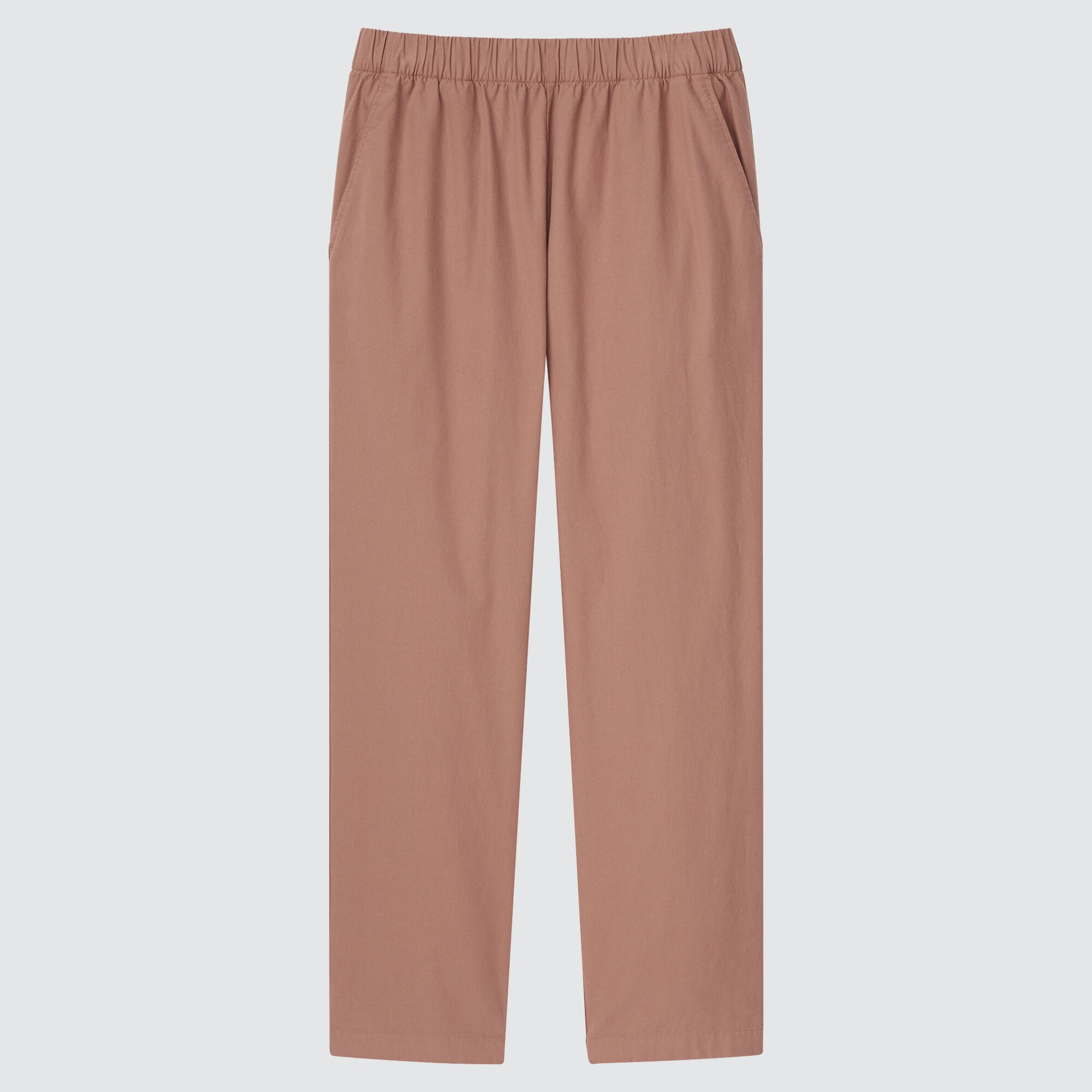 uniqlo cotton relaxed ankle pants