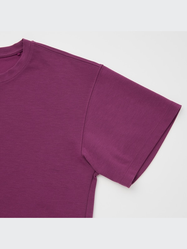 DRY-EX Cropped Crew Neck Short-Sleeve T-Shirt