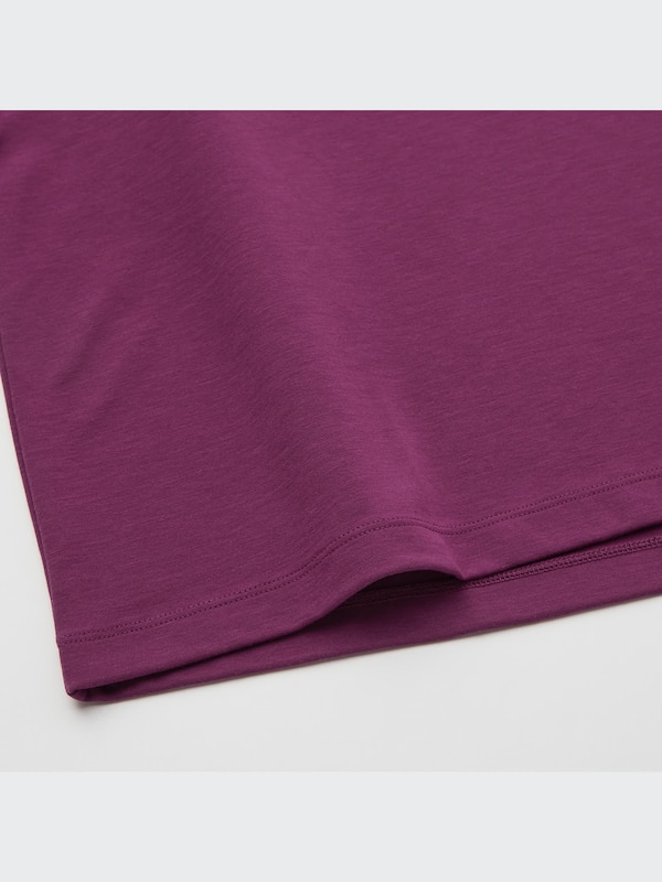 DRY-EX Cropped Crew Neck Short-Sleeve T-Shirt