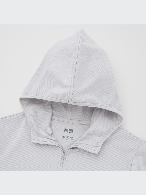 AIRism Mesh UV Protection Full-Zip Hoodie