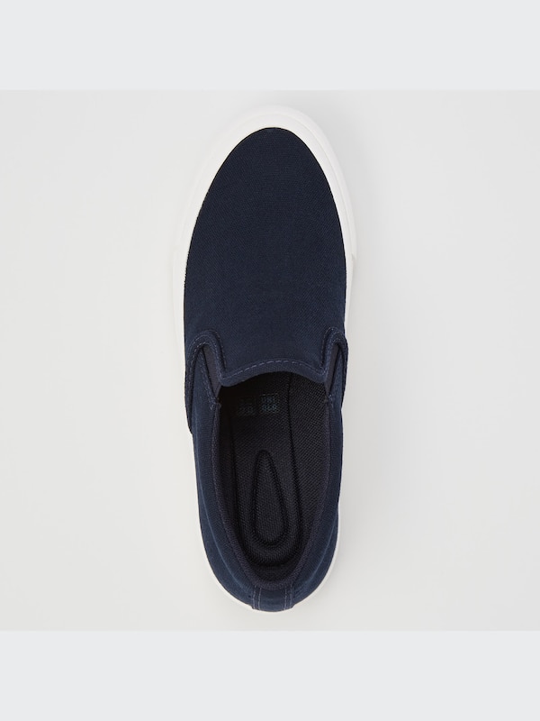 Cotton Canvas Slip-On Shoes