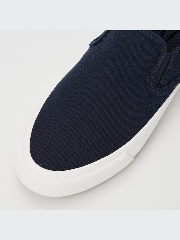 Cotton Canvas Slip-On Shoes