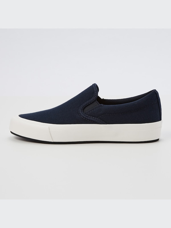 Cotton Canvas Slip-On Shoes