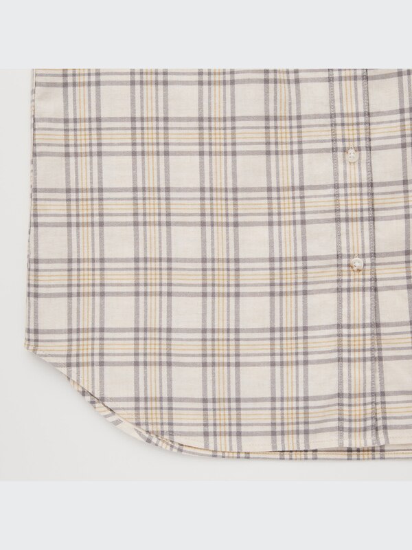 Flannel Plaid Long-Sleeve Shirt