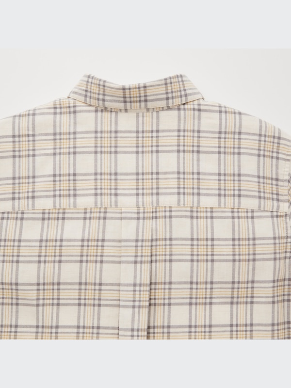 Flannel Plaid Long-Sleeve Shirt