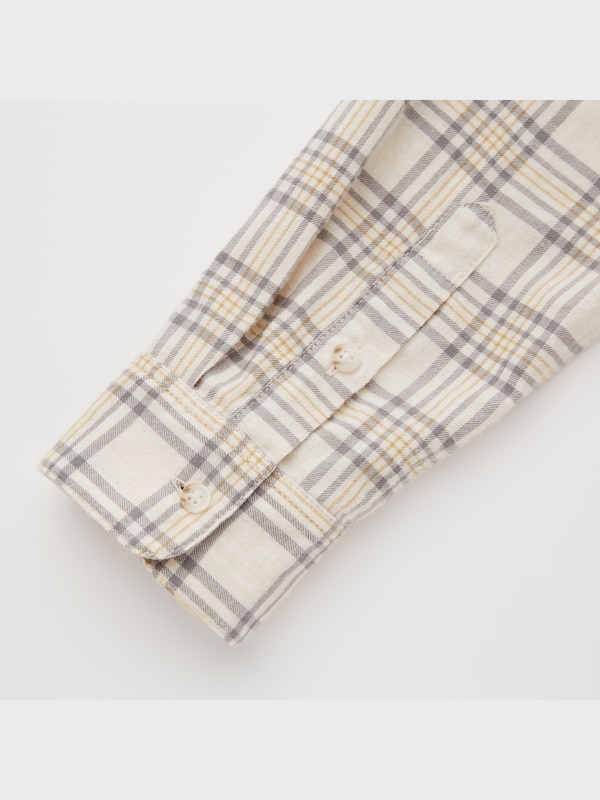 Flannel Plaid Long-Sleeve Shirt