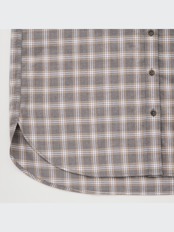Light Flannel Plaid Long-Sleeve Shirt
