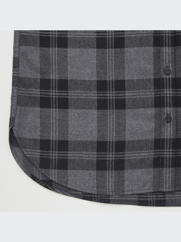 Light Flannel Plaid Long-Sleeve Shirt