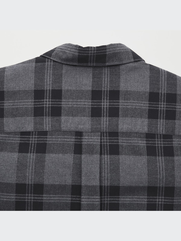 Light Flannel Plaid Long-Sleeve Shirt