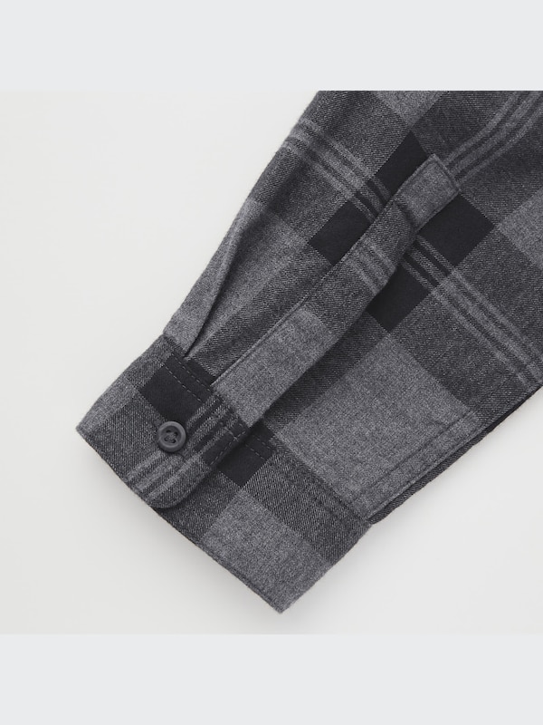 Light Flannel Plaid Long-Sleeve Shirt