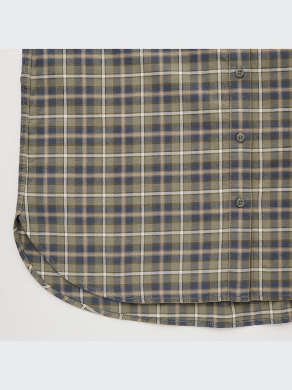 Light Flannel Plaid Long-Sleeve Shirt