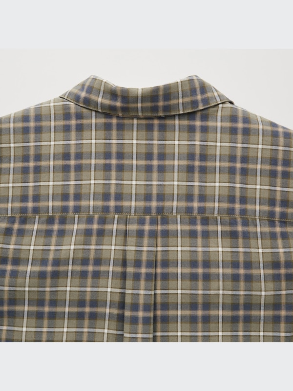 Light Flannel Plaid Long-Sleeve Shirt