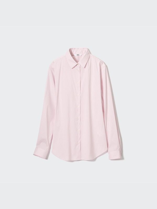 Supima® Cotton Stretch Striped Long-Sleeve Shirt