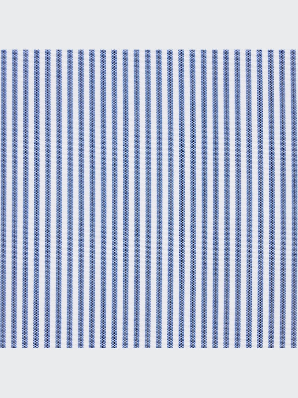 Supima® Cotton Stretch Striped Long-Sleeve Shirt