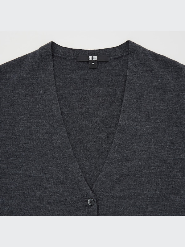 Extra Fine Merino V-Neck Cardigan