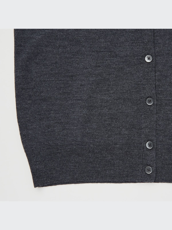 Extra Fine Merino V-Neck Cardigan