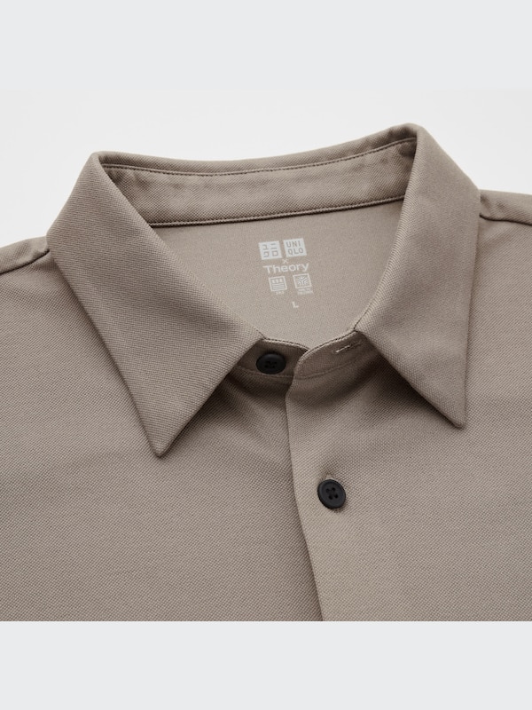 AIRism Full-Open Slim-Fit Polo Shirt (Theory)