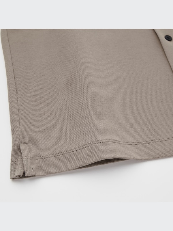 AIRism Full-Open Slim-Fit Polo Shirt (Theory)