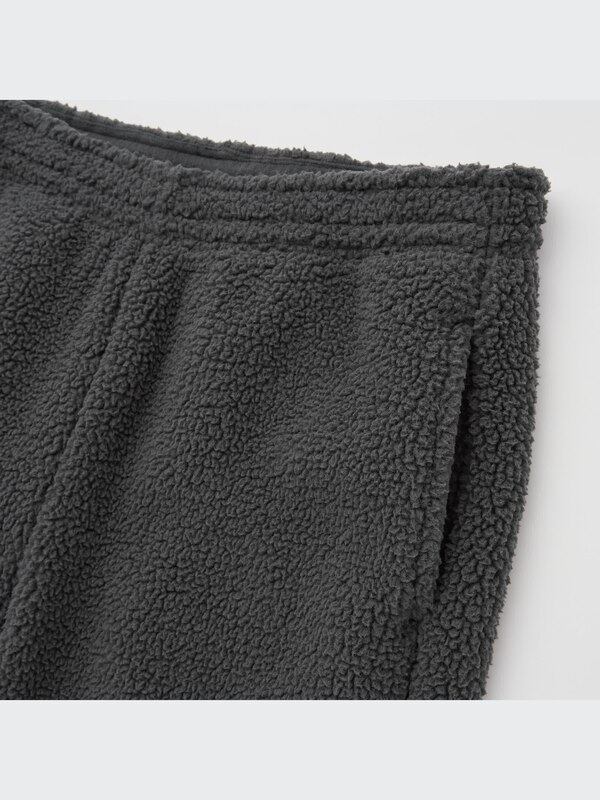 Pile-Lined Fleece Easy Ankle Pants