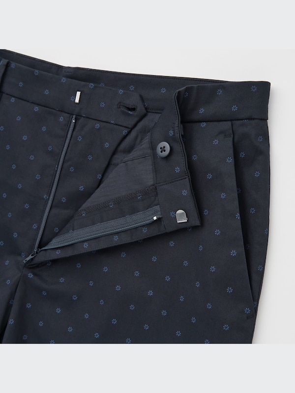 Stretch Slim-Fit Patterned Shorts