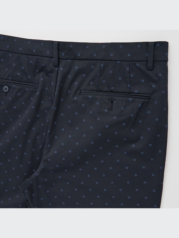 Stretch Slim-Fit Patterned Shorts