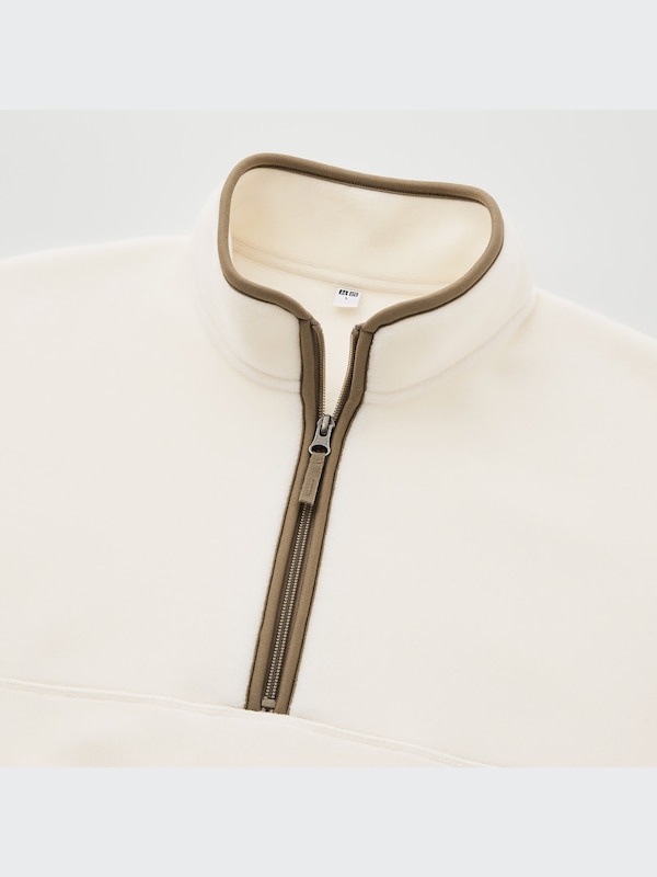 Fleece Half-Zip Long-Sleeve Pullover