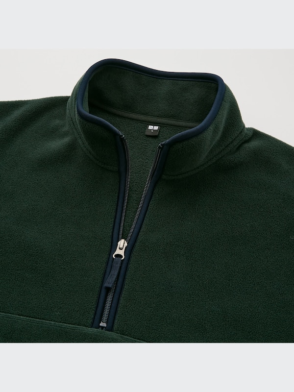 Fleece Half-Zip Long-Sleeve Pullover