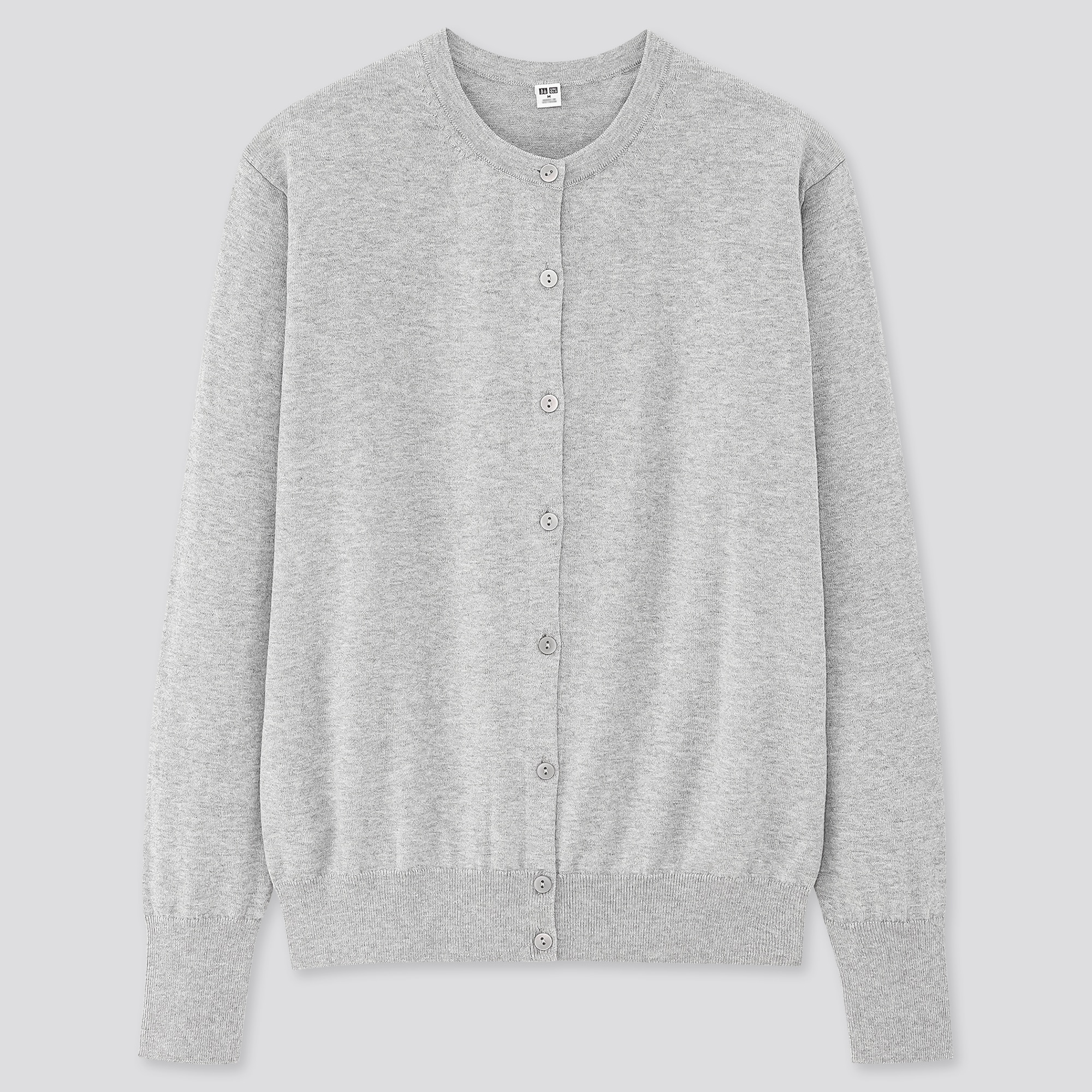 WOMEN UV PROTECTION SUPIMA COTTON CREW NECK CARDIGAN UNIQLO US