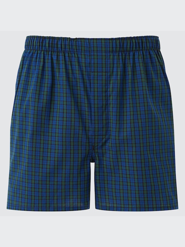 Woven Checked Boxers