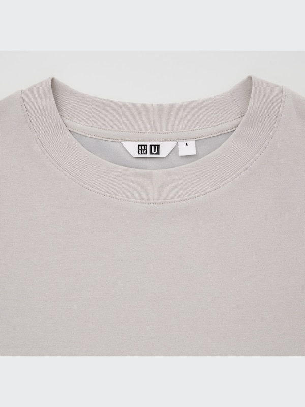 U AIRism Cotton Oversized Crew Neck T-Shirt