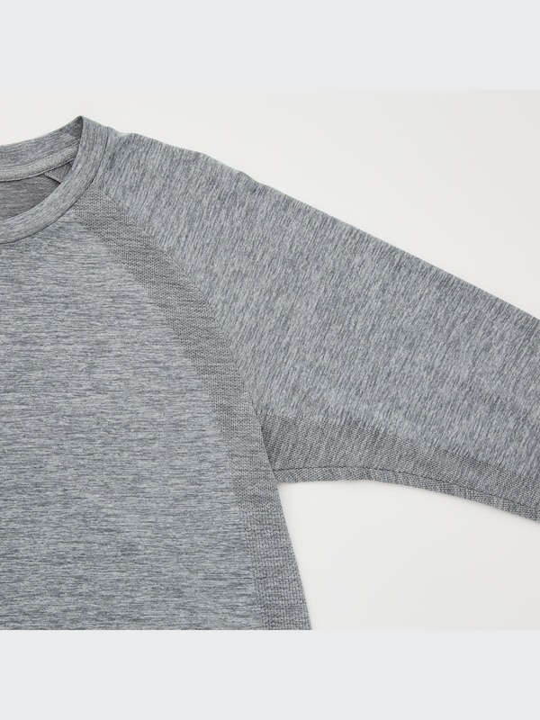 DRY-EX Crew Neck Long-Sleeve T-Shirt | UNIQLO US