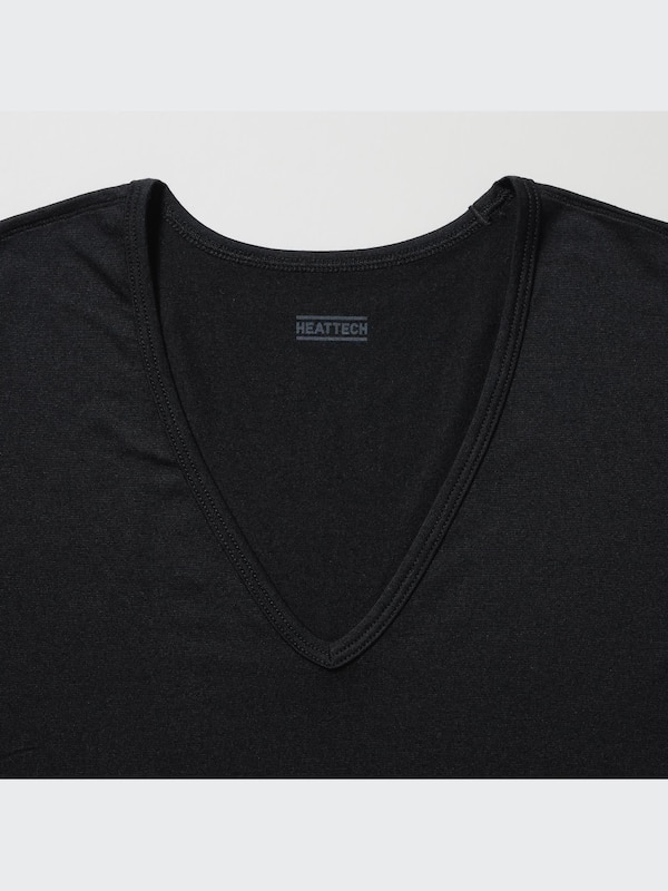 HEATTECH V-Neck Long-Sleeve T-Shirt
