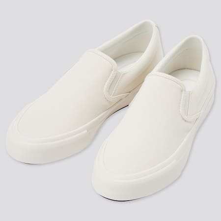 Cotton Canvas Slip-On Trainers