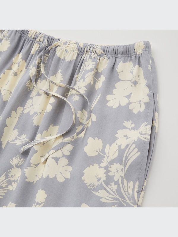 Printed Drape Jogger Pants