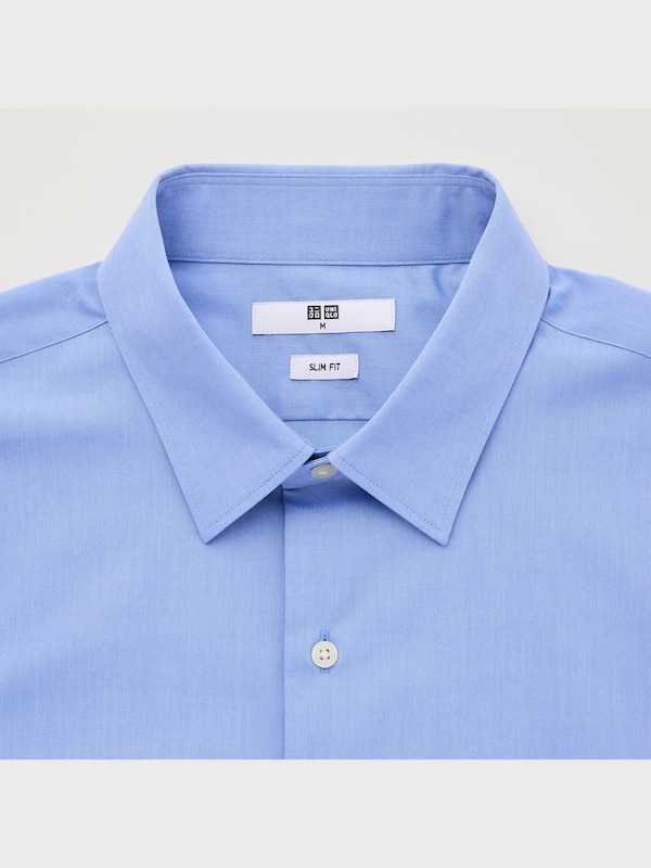 Easy Care Stretch Slim-Fit Long-Sleeve Shirt
