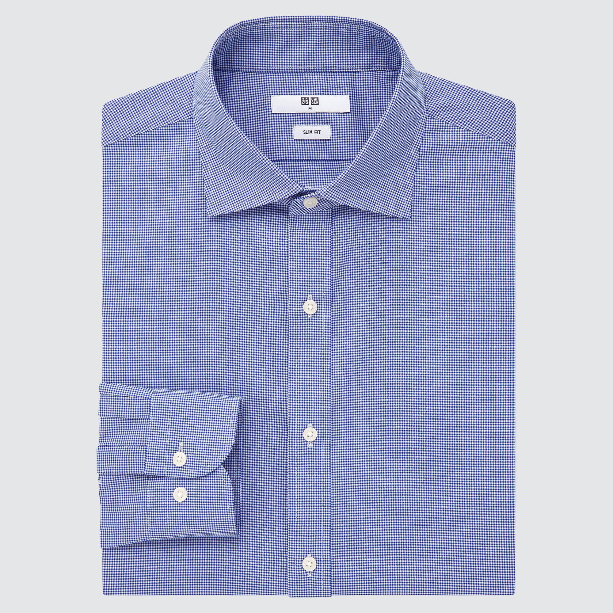 EASY CARE CHECKED STRETCH SLIM FIT 