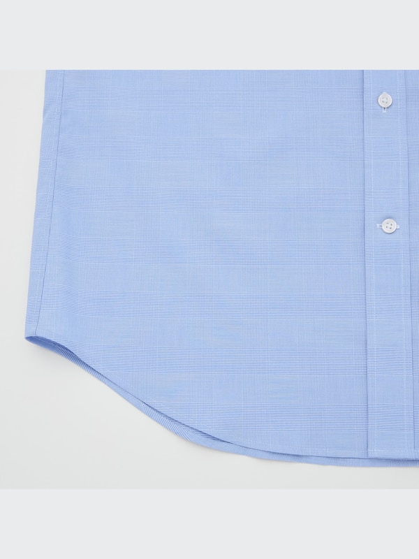 Easy Care Checked Stretch Slim-Fit Long-Sleeve Shirt